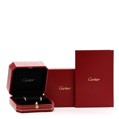 Cartier 18K Yellow Gold Small LOVE Hoop Earrings 5 of 5