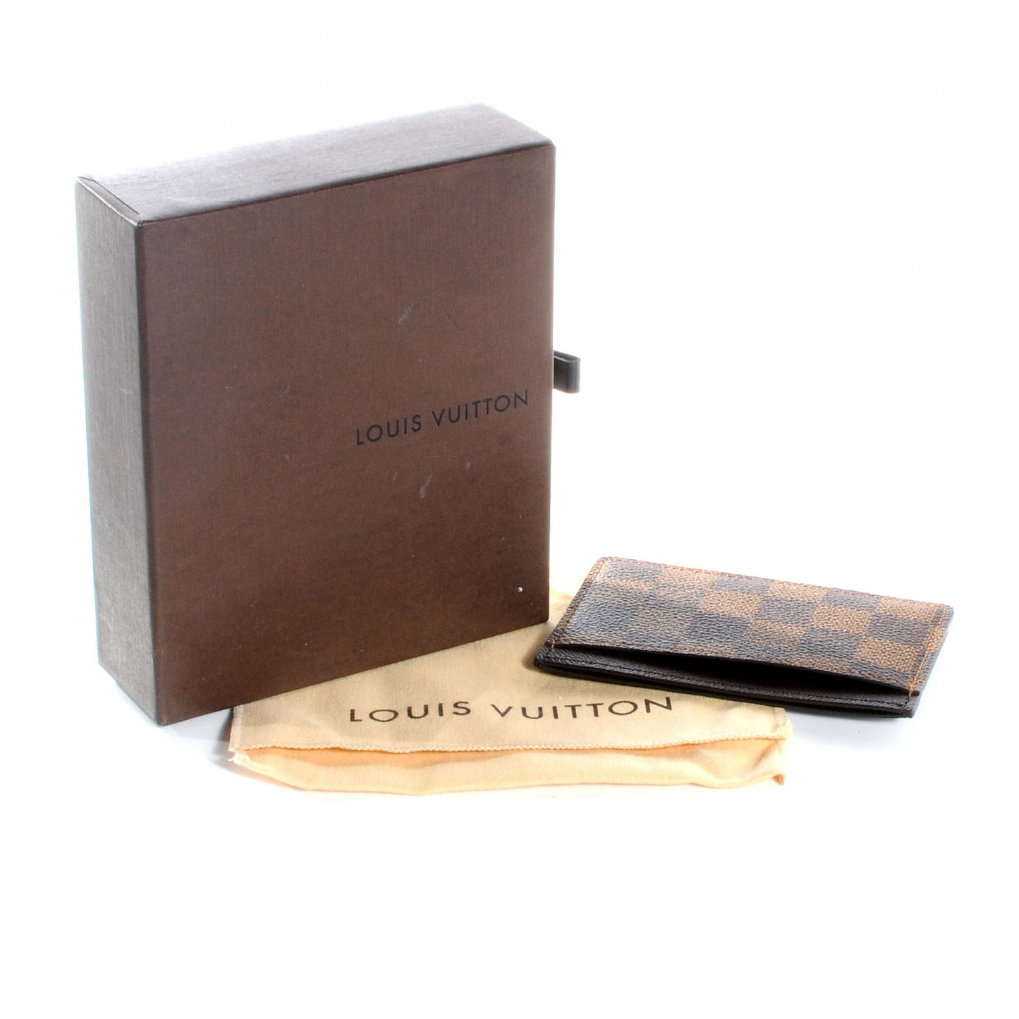 Damier Ebene Simple Card Holder