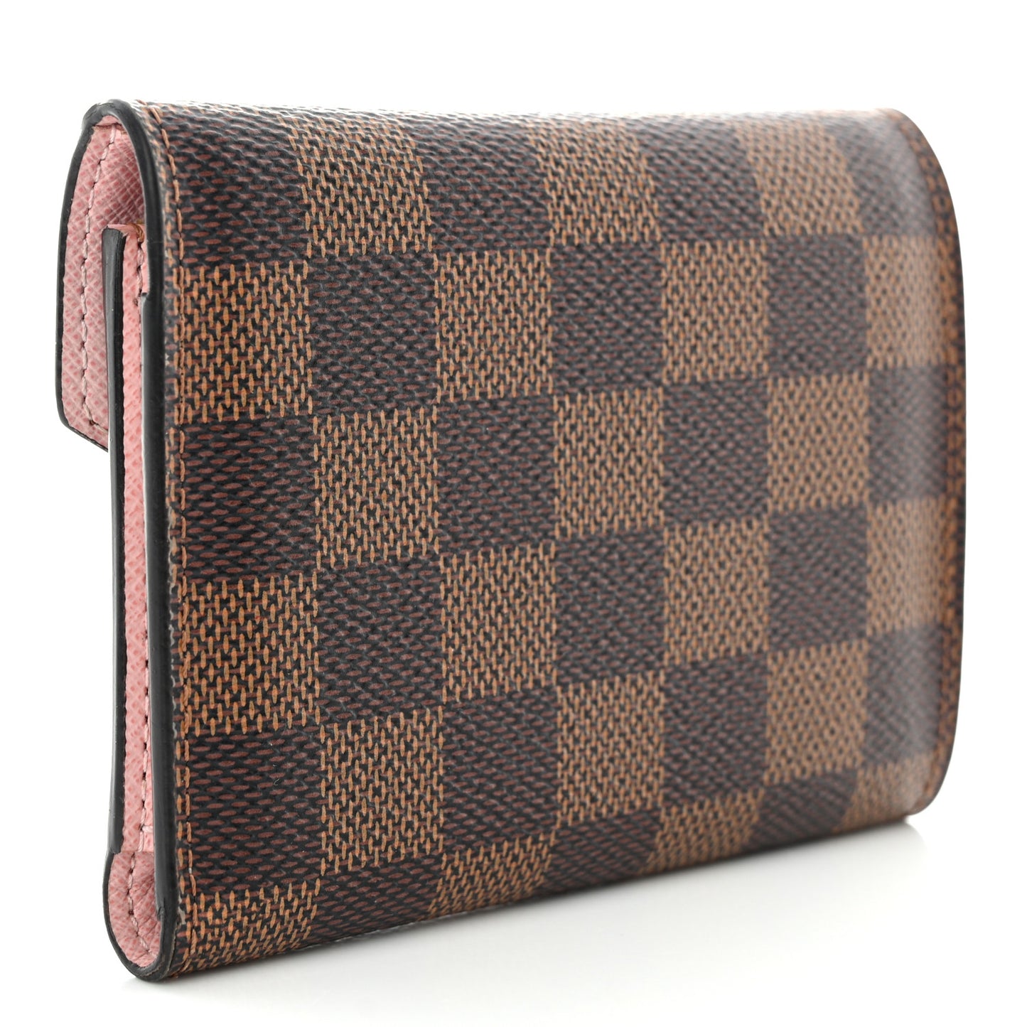 Damier Ebene Victorine Wallet Rose Ballerine