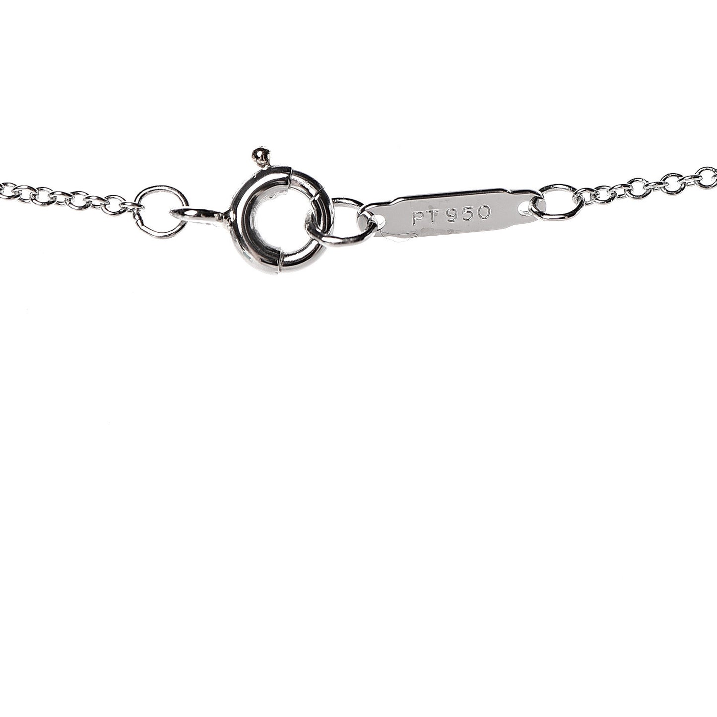 Platinum Diamond Blue Sapphire Bubble Pendant Necklace