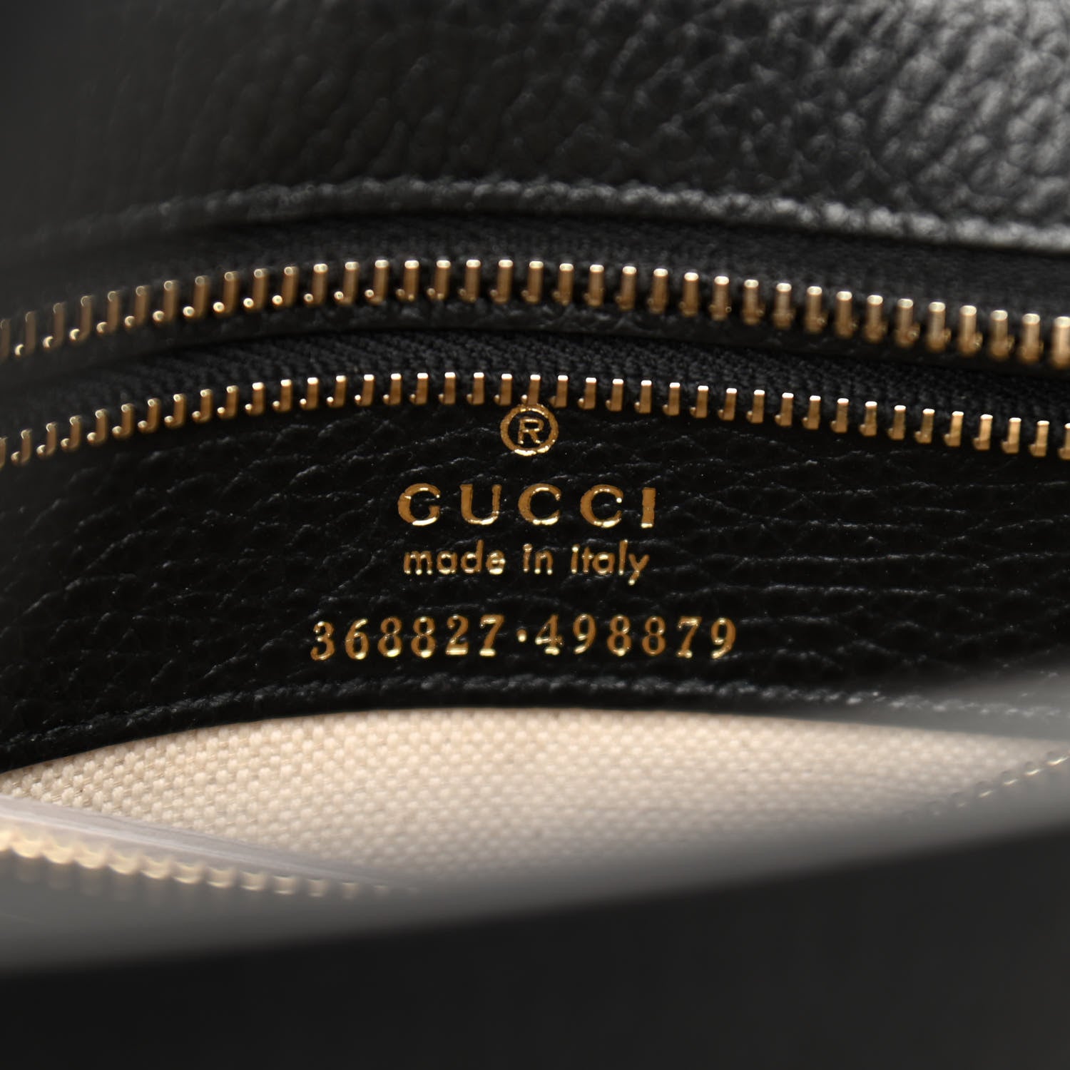 Gucci Dollar Calfskin Mini Swing Top Handle Bag Black 6 of 9