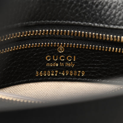 Gucci Dollar Calfskin Mini Swing Top Handle Bag Black 6 of 9