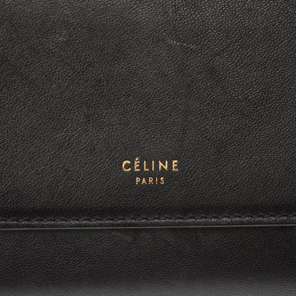 Celine Smooth Calfskin Large Flap Wallet Black 8 of 12