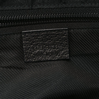 Gucci GG Monogram Large Web Handle Bucket Tote Black 6 of 14