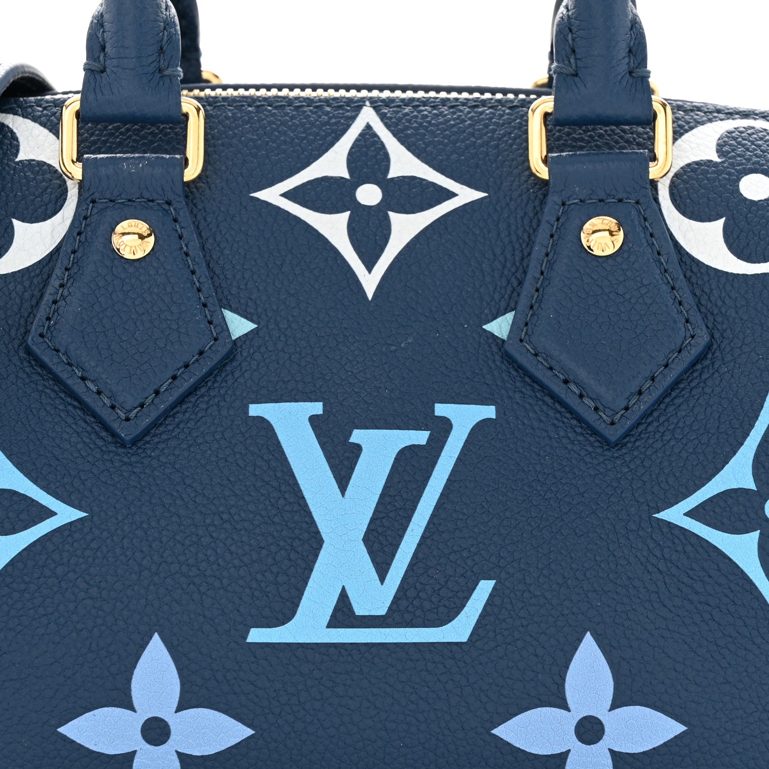 Louis Vuitton Empreinte Monogram Giant Speedy Bandouliere 20 Degrade Blue 7 of 10