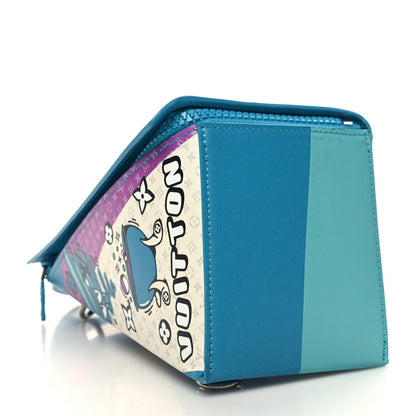 Louis Vuitton Monogram Sandwich Lunch Bag Blue 3 of 9
