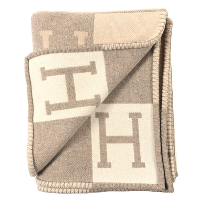 Hermes Wool Cashmere Avalon III Blanket Coco Camomille 2 of 3