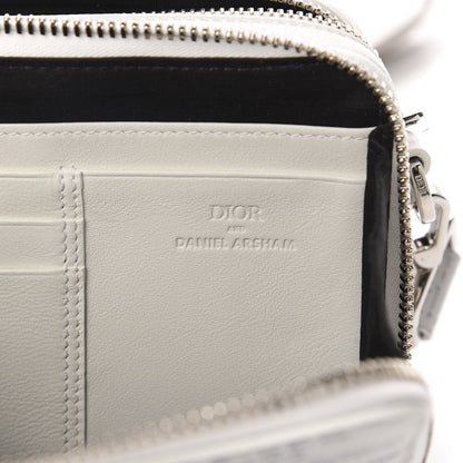 Christian Dior X DANIEL ARSHAM Grained Calfskin Newspaper Messenger White 6 of 9
