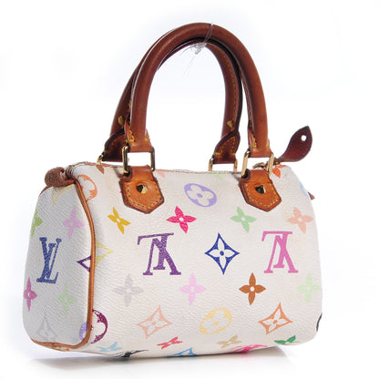 Louis Vuitton Monogram Multicolor Mini Sac HL Speedy White 3 of 7