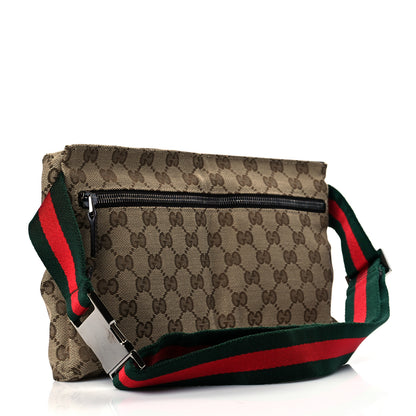 Gucci Monogram Web Belt Bag Dark Brown 3 of 10