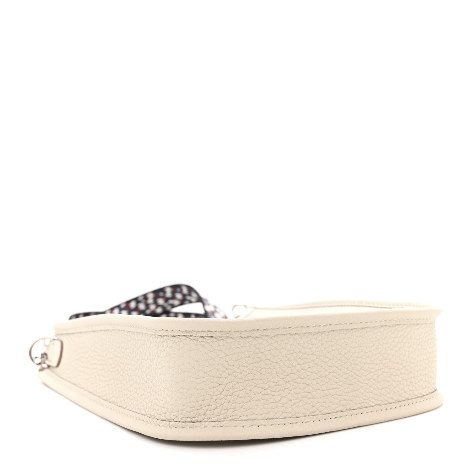 Hermes Taurillon Clemence Zigzag Evelyne TPM Beton Black White Deep Bleu 4 of 11