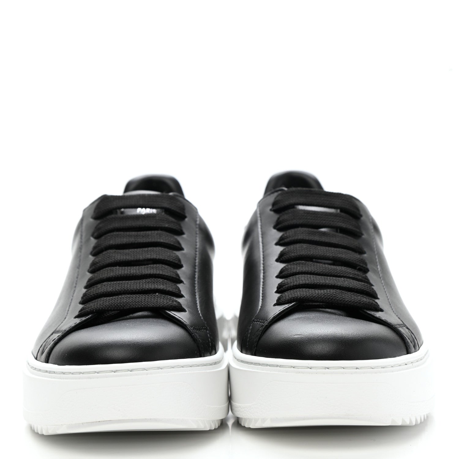 Louis Vuitton Calfskin Time Out Sneakers 38 Black 2 of 9