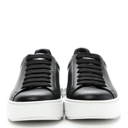 Louis Vuitton Calfskin Time Out Sneakers 38 Black 2 of 9