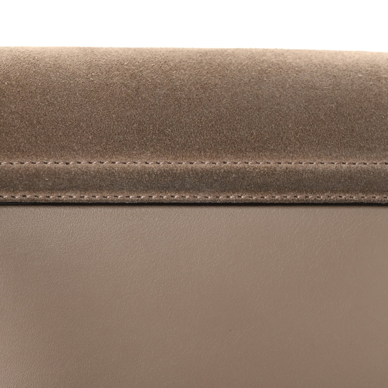 Chloe Suede Calfskin Small Faye Shoulder Bag Motty Grey 10 of 10