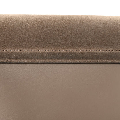 Chloe Suede Calfskin Small Faye Shoulder Bag Motty Grey 10 of 10