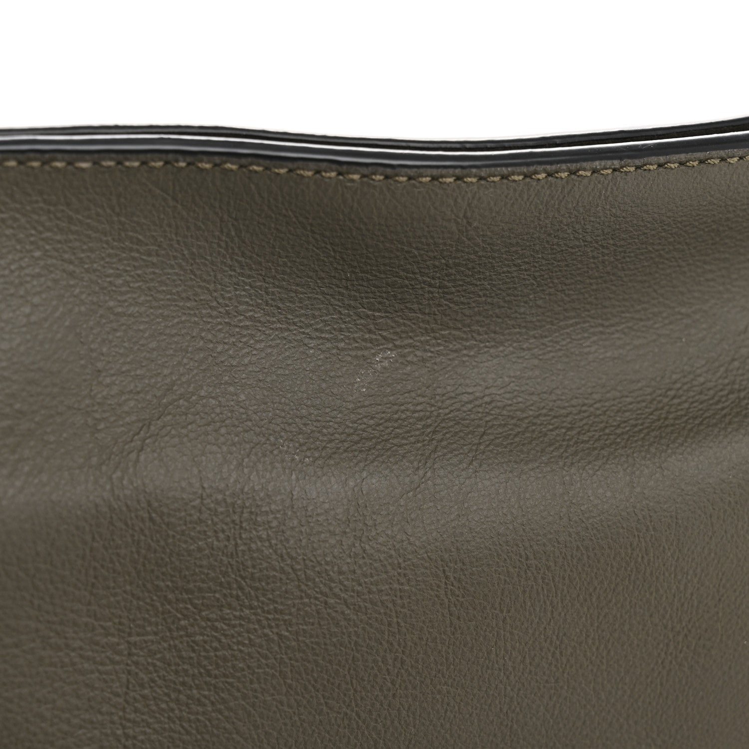 Loewe Mellow Nappa Donut Chain Flamenco Knot Clutch Khaki Green 12 of 12