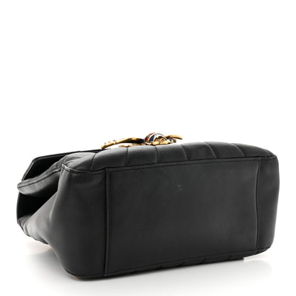 Gucci Calfskin Bamboo Trapuntata Queen Margaret Backpack Black 4 of 19