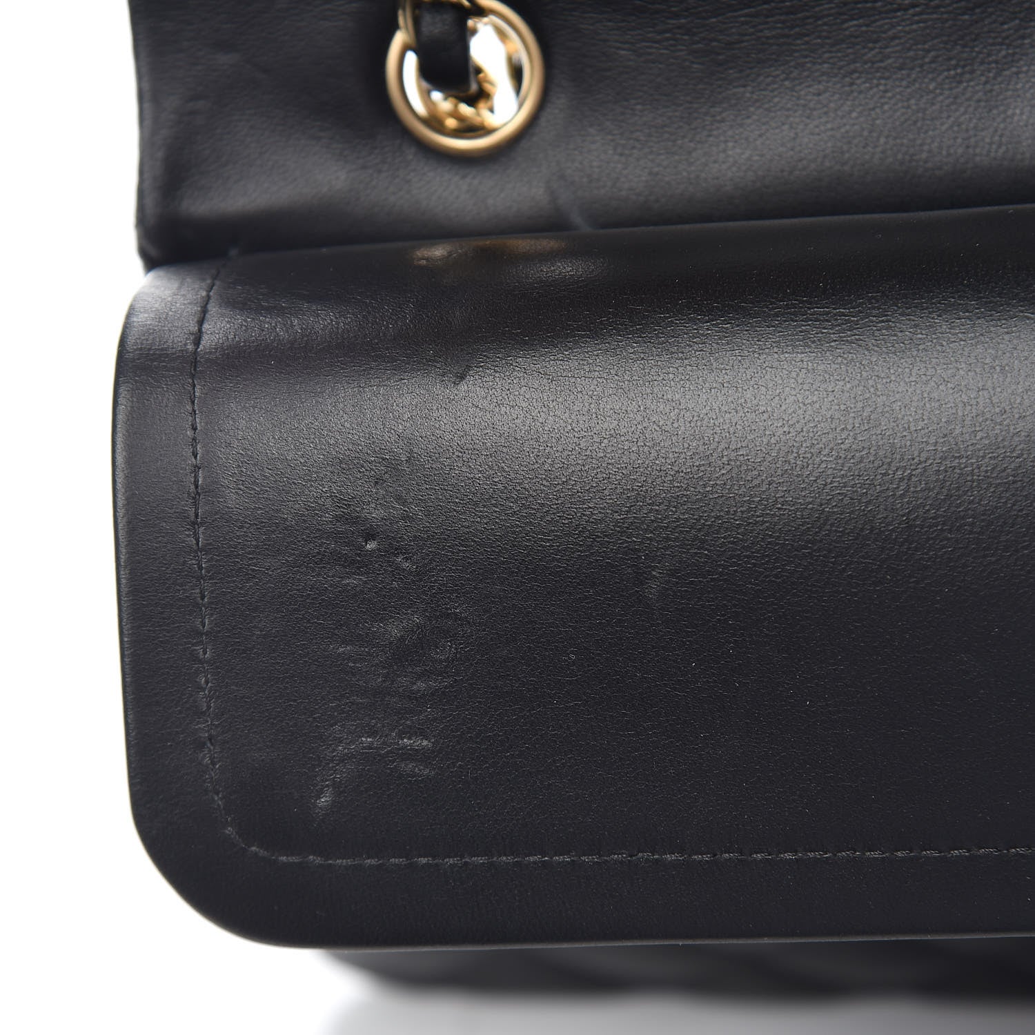 Chanel Lambskin Quilted Medium Double Flap Black 11 of 14