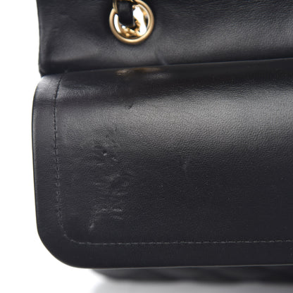 Chanel Lambskin Quilted Medium Double Flap Black 11 of 14