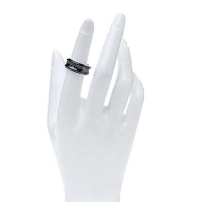 Tiffany Sterling Silver Titanium 1837 Band Ring 51 5.75 2 of 4