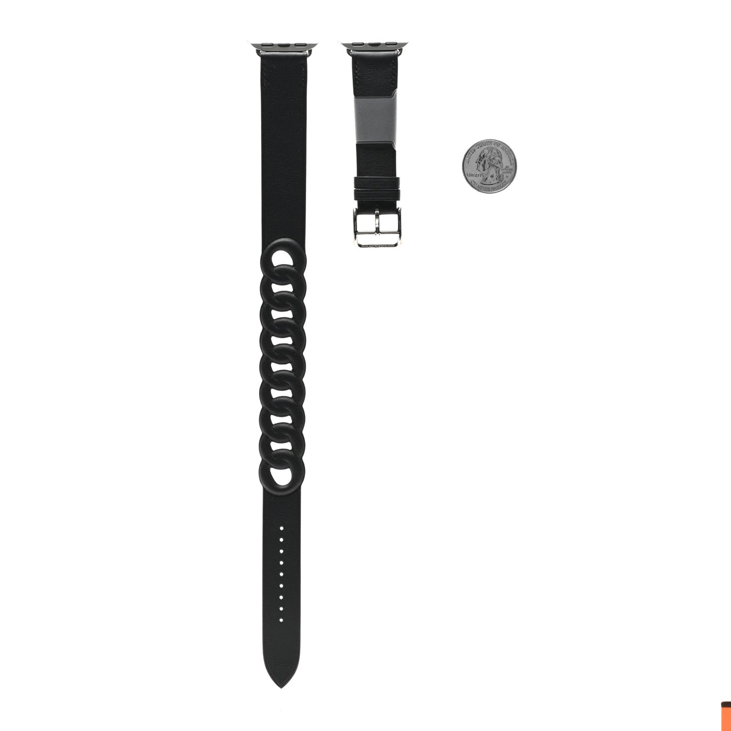 Swift Gourmette 41mm Apple Watch Double Tour Band Black