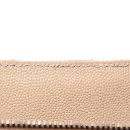 Saint Laurent Grain De Poudre Matelasse Chevron Monogram Shopping Bag Nude Powder 9 of 12