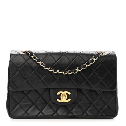 Chanel Lambskin Quilted Small Double Flap Black 1 of 12