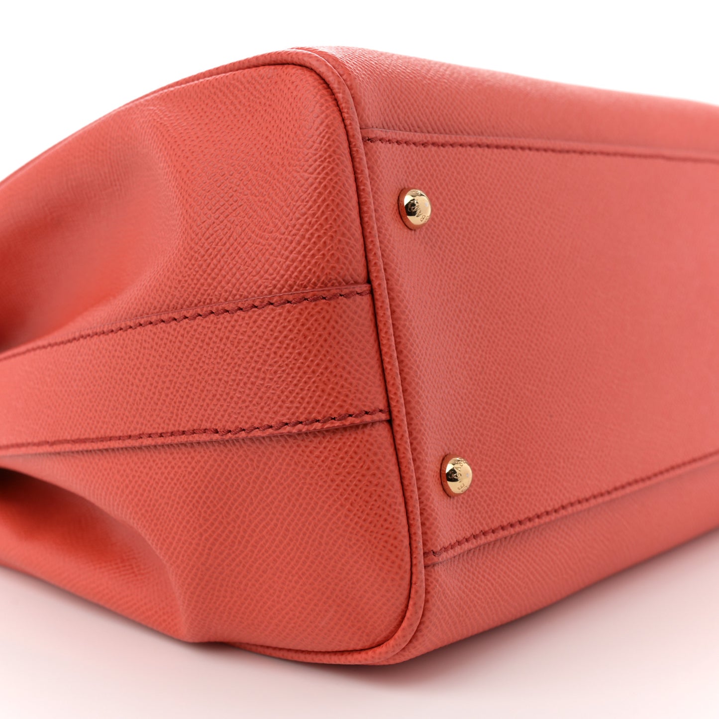 Dauphine Miss Sicily Double Zip Satchel Rosso Arancio