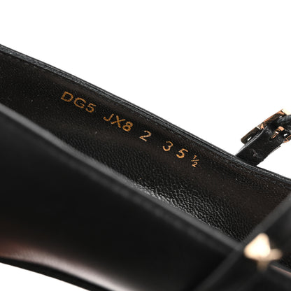 Valentino Garavani Nappa Rockstud Wispy Mary Jane 80mm Pumps 35.5 Black 9 of 10