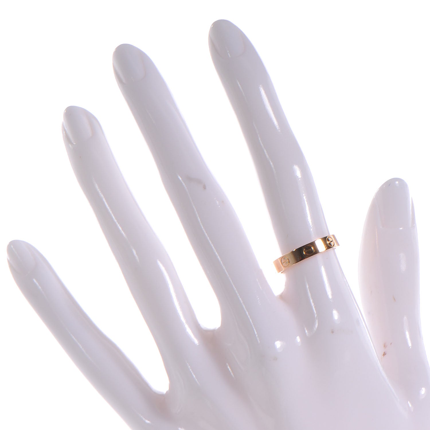 Cartier 18k Pink Gold Love Ring Size 51 5.75 2 of 4