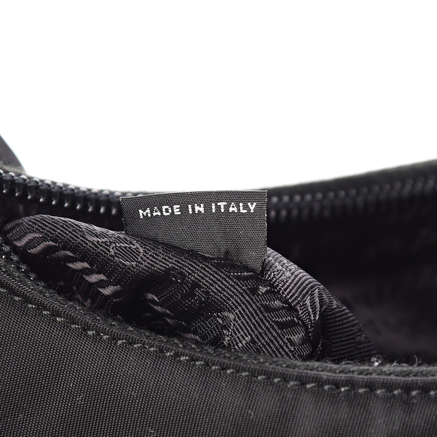 Prada Tessuto Nylon Saffiano Lunar New Year Mini Re-Edition 2000 Bag Black Fuoco 7 of 10