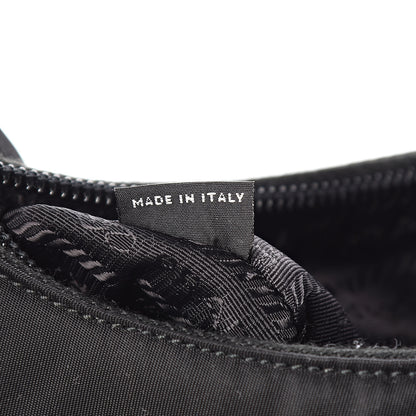 Prada Tessuto Nylon Saffiano Lunar New Year Mini Re-Edition 2000 Bag Black Fuoco 7 of 10