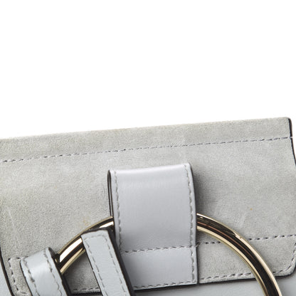 Chloe Suede Calfskin Mini Faye Bracelet Bag Airy Grey 7 of 11