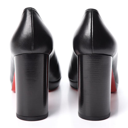 Christian Louboutin Nappa Kabetts 100 Pumps 37.5 Black Lucido 5 of 9