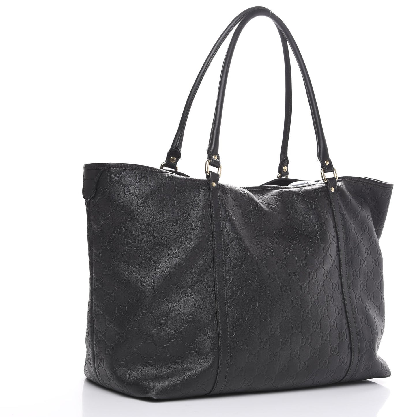 Guccissima Large Joy Tote Black