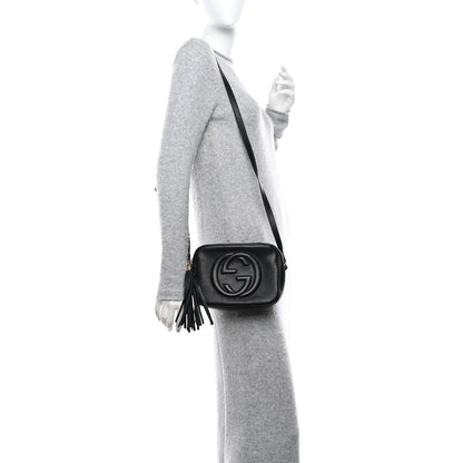 Gucci Pebbled Calfskin Small Soho Disco Bag Black 2 of 11
