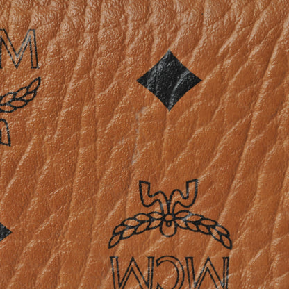 MCM Visetos Small Millie Crossbody Bag Cognac 12 of 14