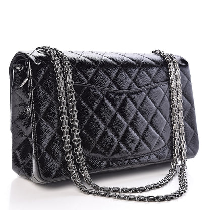 Chanel Patent Caviar Quilted 2.55 Reissue 226 Flap Black 3 of 11