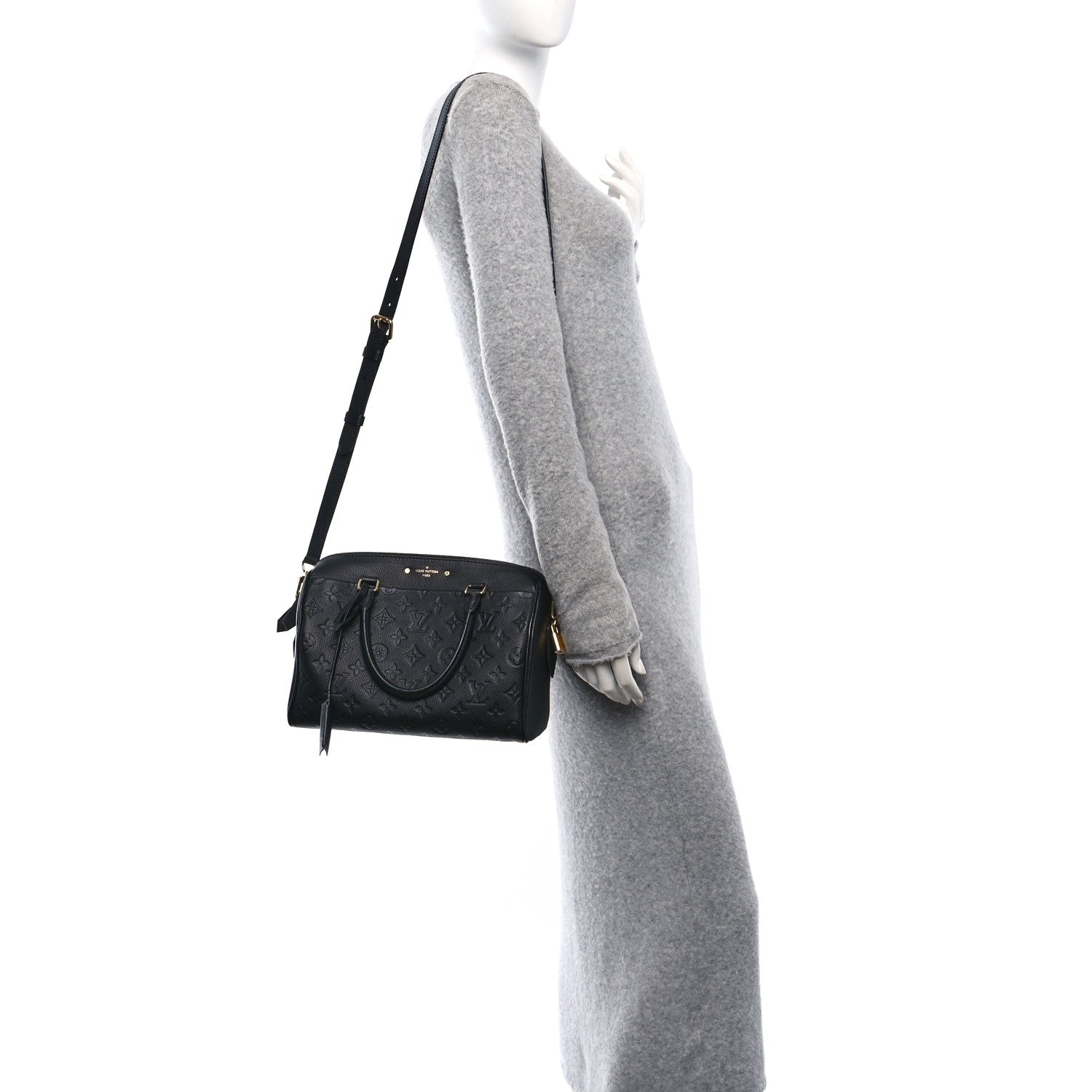 Louis Vuitton Empreinte Speedy Bandouliere 25 NM Black 2 of 12