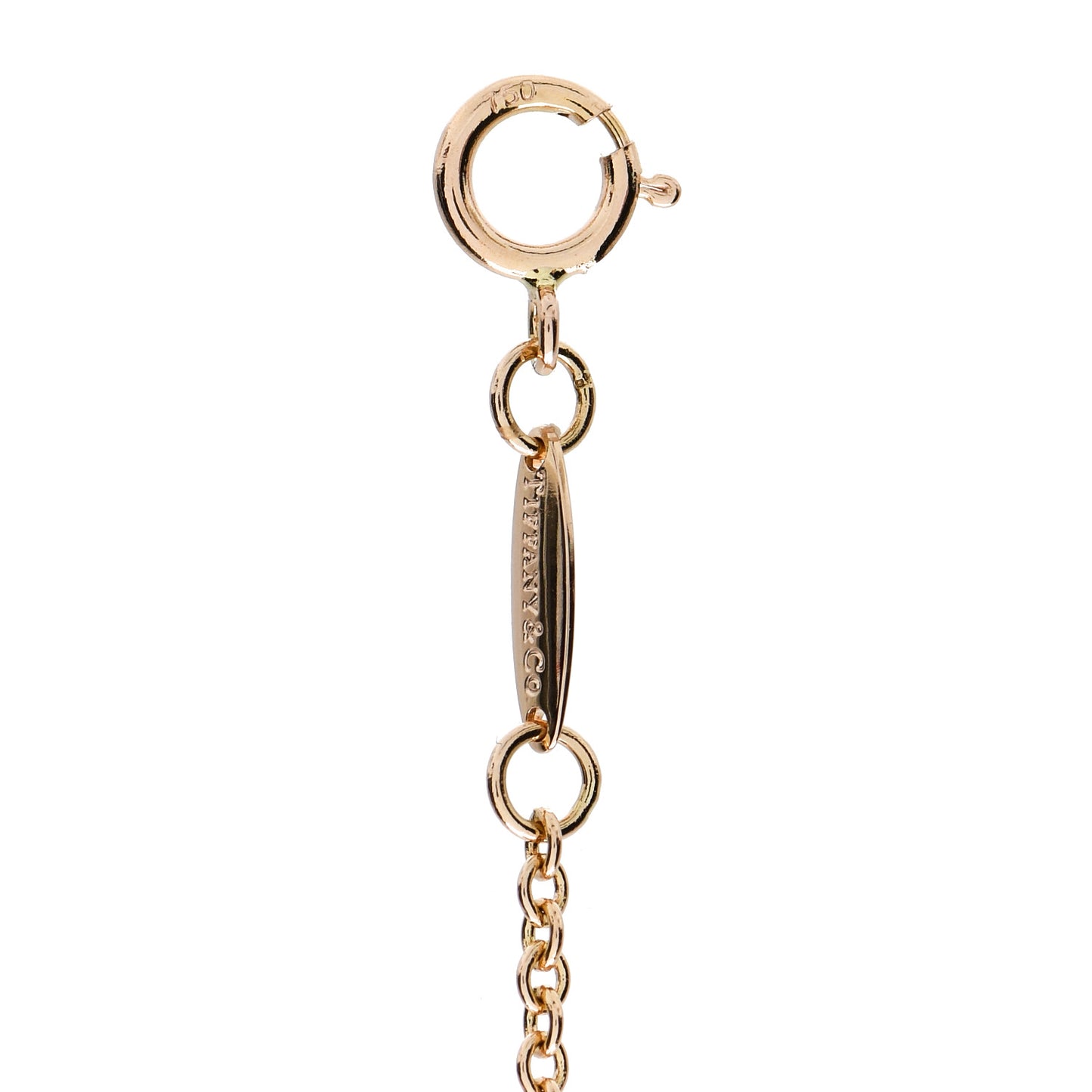18K Rose Gold 9mm Elsa Peretti Bean Bracelet