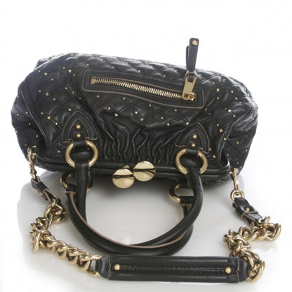 Marc Jacobs Quilted Leather Stardust Stam Black 4 of 11