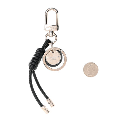 Louis Vuitton Palladium Damier Graphite Rope Bag Charm Key Holder 2 of 3