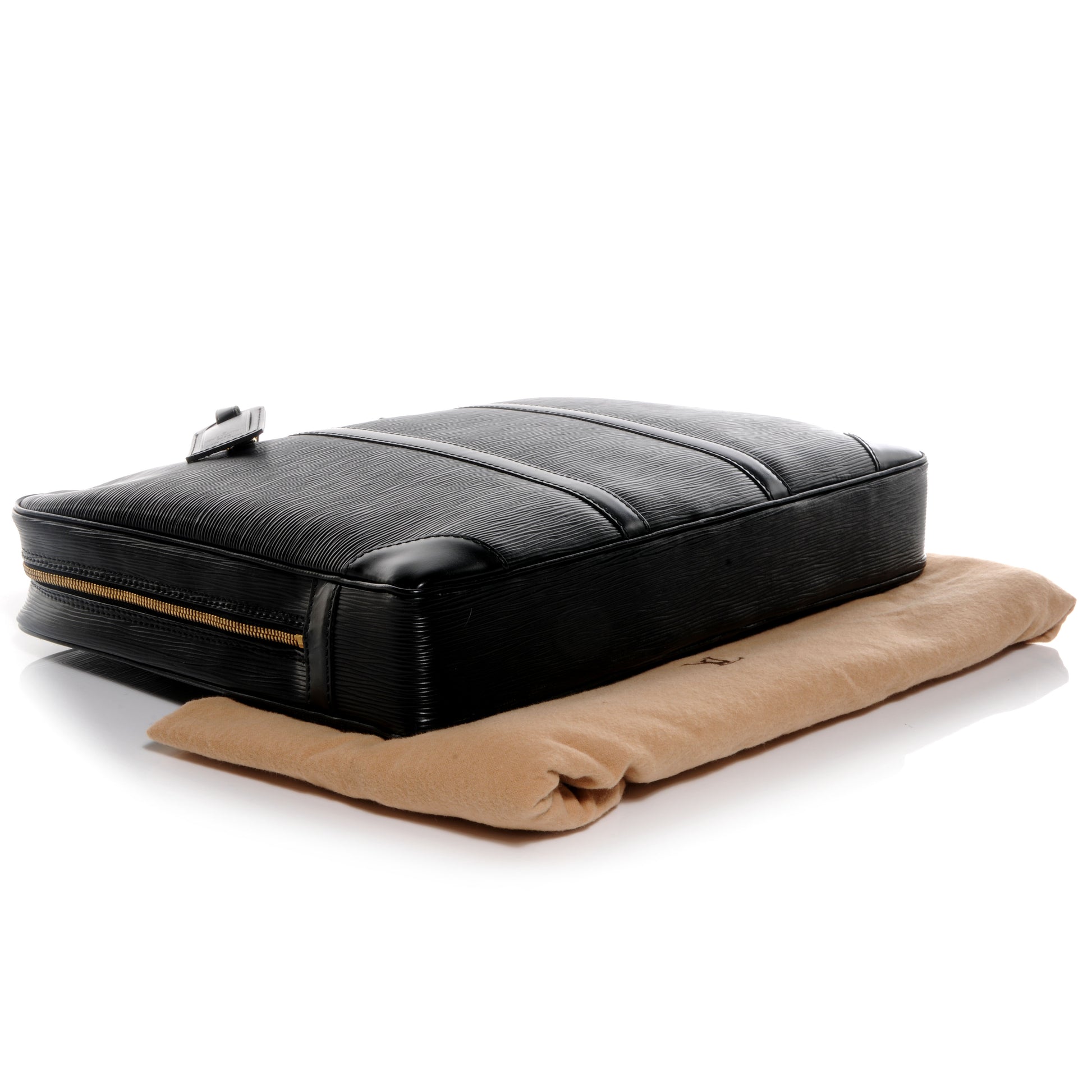 Louis Vuitton Epi Porte-Documents Voyage Briefcase Black 4 of 7