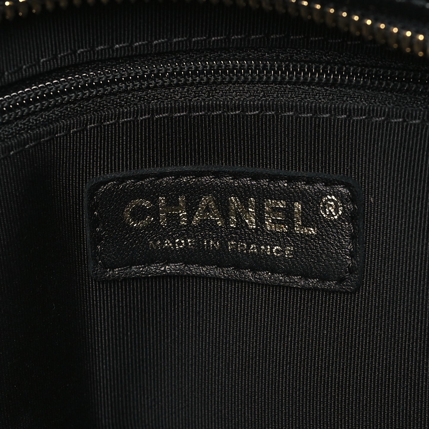 Shiny Aged Calfskin Quilted Medium Bowler Bag Black