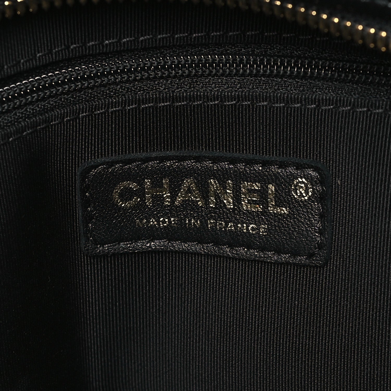 Chanel Shiny Aged Calfskin Quilted Medium Bowler Bag Black 6 of 10