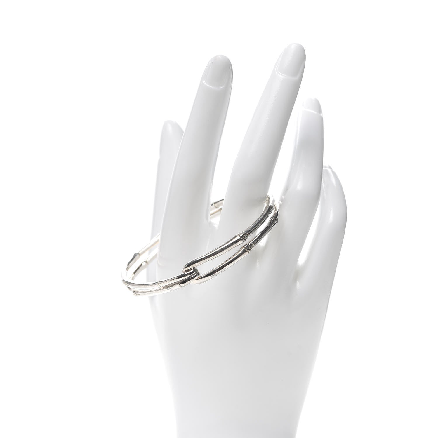 John Hardy Sterling Silver Bamboo Hook Bracelet 2 of 4