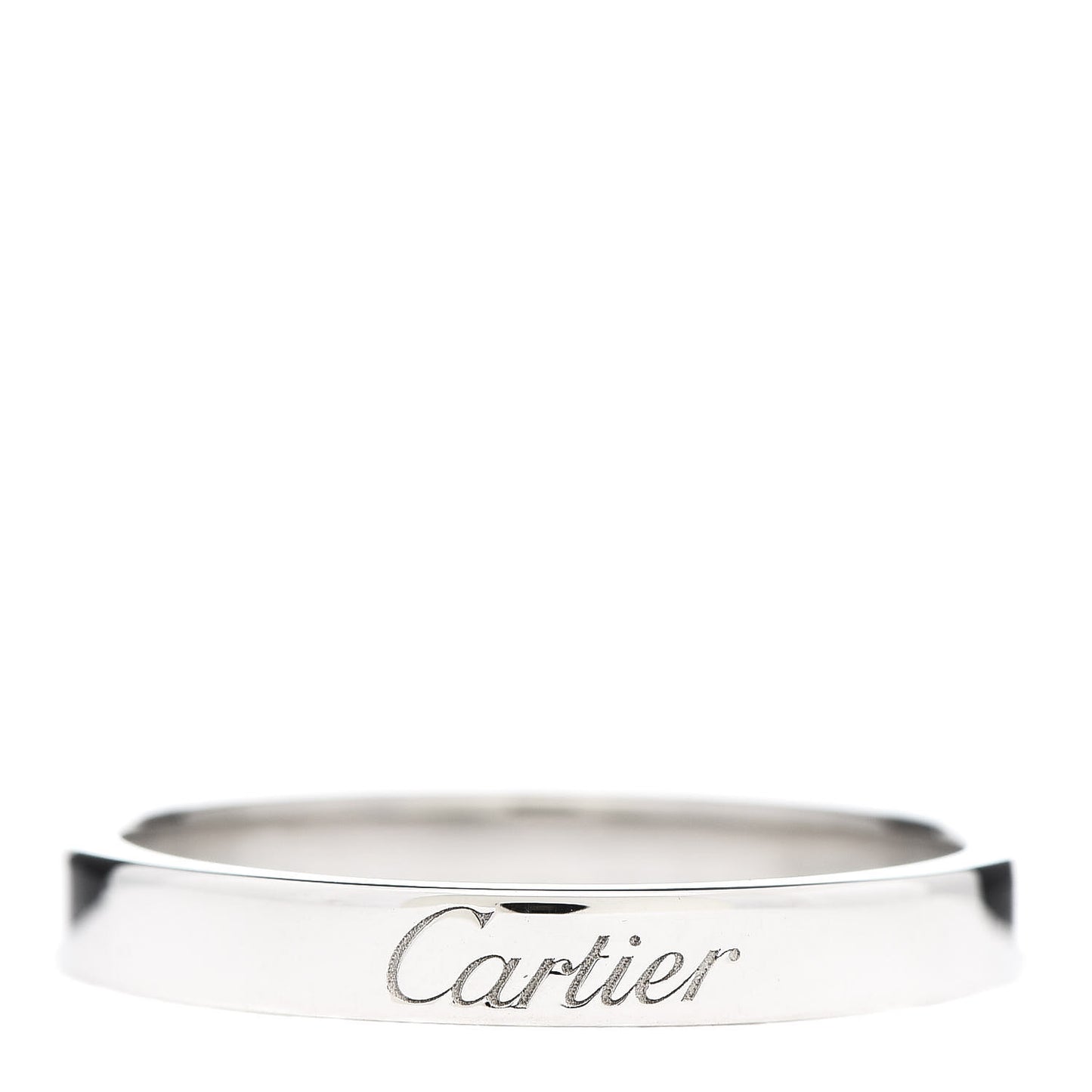 Platinum 3mm C De Wedding Band Ring 59 8.75