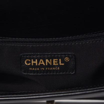Chanel Lambskin Quilted New Medium Boy Flap Black 6 of 9