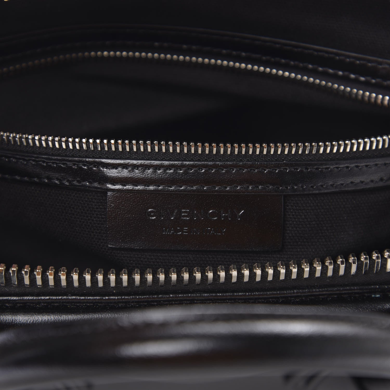 Givenchy Shiny Lord Calfskin Medium Antigona Black 7 of 10