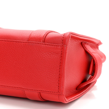 Marc Jacobs Grained Calfskin Small The Tote Bag Red 11 of 11